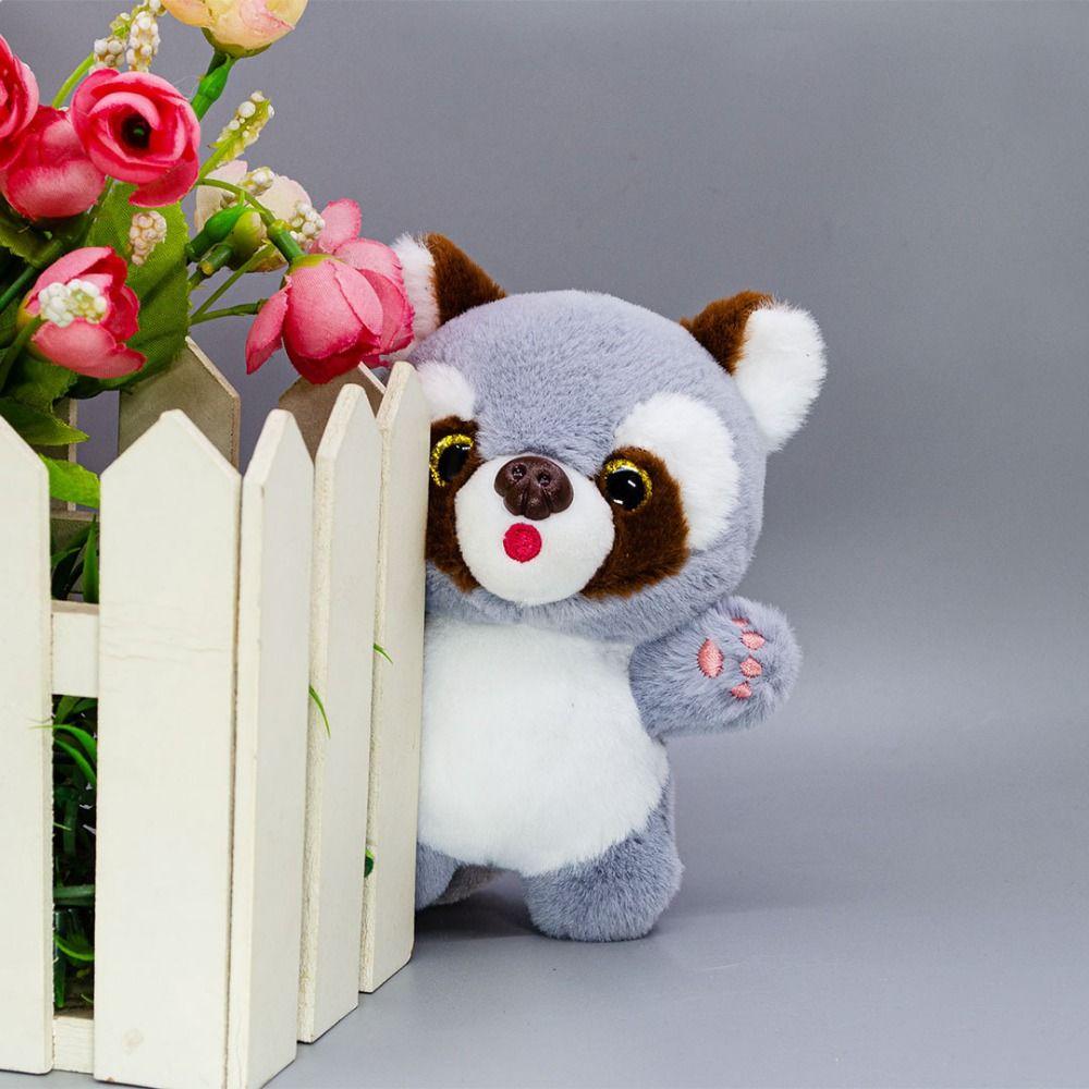 Плюшевый енот Плюшевый кулон Енот Мягкая игрушка Брелок Енот Плюшевый брелок Подвеска для сумки