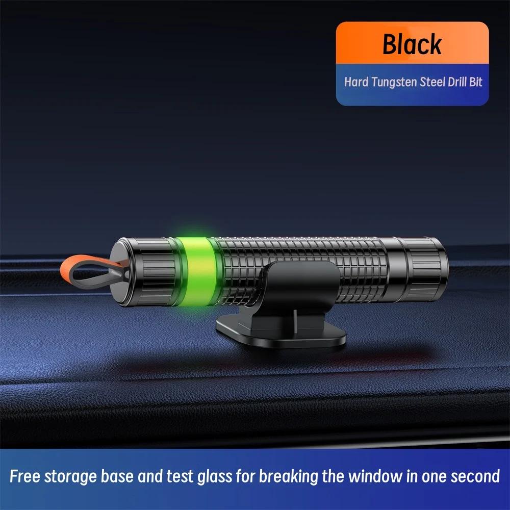 Stylish Car Safety Hammer, Window Breaking Tool, Emergency Aluminum Alloy Escape Hammer In Car, Available In Four Colors
