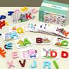 Montessori Wooden Spell Word Game Letter Cognitive Card Matching Games Early Learning Education Educational Toys For Children