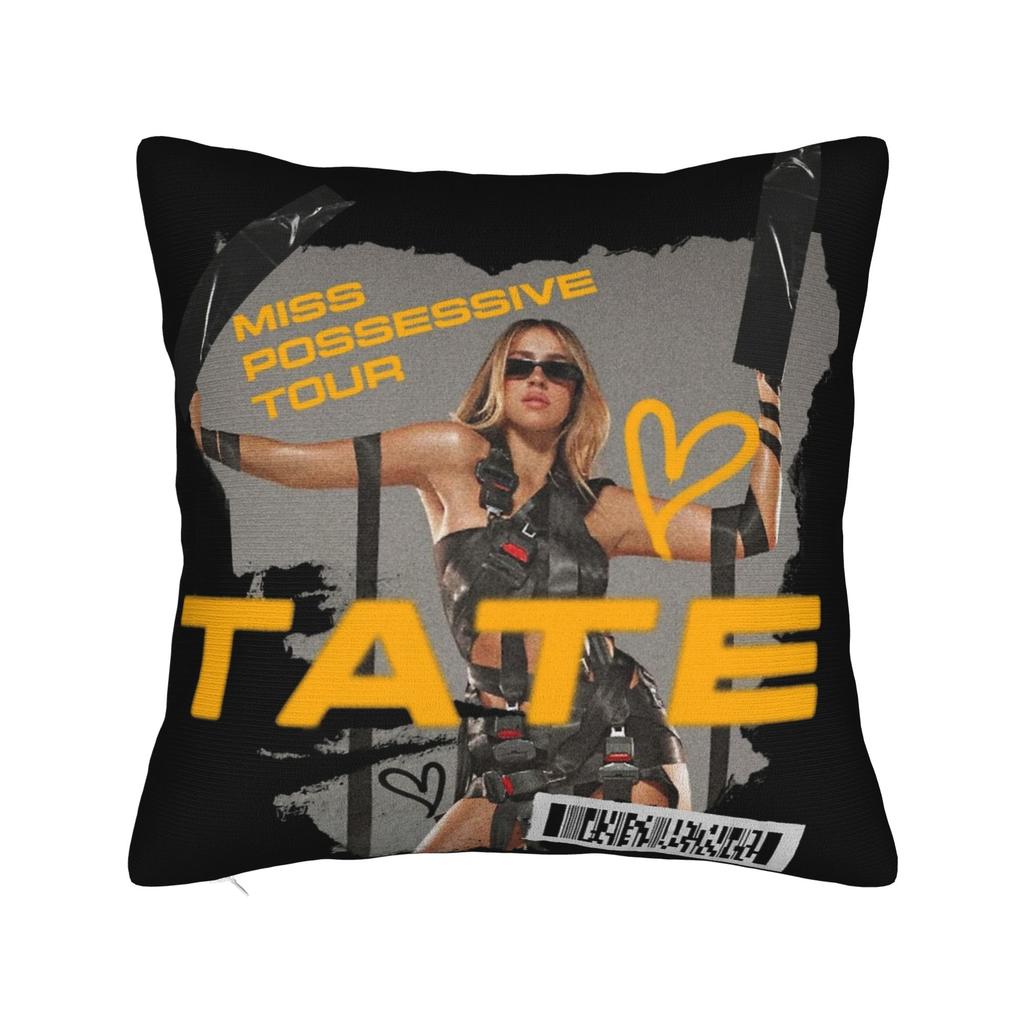 Декоративная Наволочка Tate McRae Think Later Tour Аксессуары Подушка для Стула Плед Чехол для Подушки Квадратный Разные Размеры