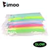 Bimoo 9 Packs Soft Glow Synthetic Fiber for Fly Fishing Tying Streamer Clouser Bucktail Bait Saltwater Assist Hook Making