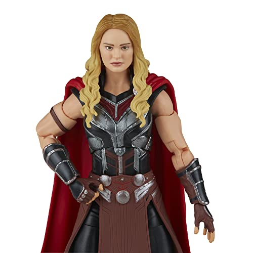 Hasbro Marvel Legends Series Тор: Любовь и гром Могучий Тор F1060 Оригинальный 6-дюймовый (15см) Фигурка с 4 аксессуарами и деталью для сборки фигурки