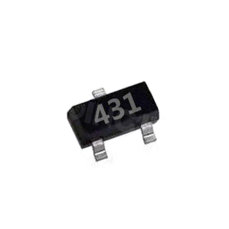 TL431A 0.5% Voltage Reference IC, 100mA, SOT-23 Package, Power Management