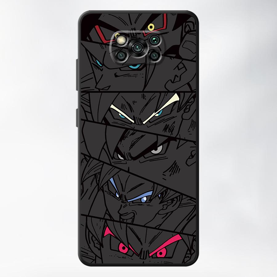 Чехол для телефона Xiaomi Poco F8 C61 C75 C50 M5 F1 M7 Pro M3 M4 X7 X3 X4 X5 Pro F3 C71 с принтом Аниме D-ragonS B-allS