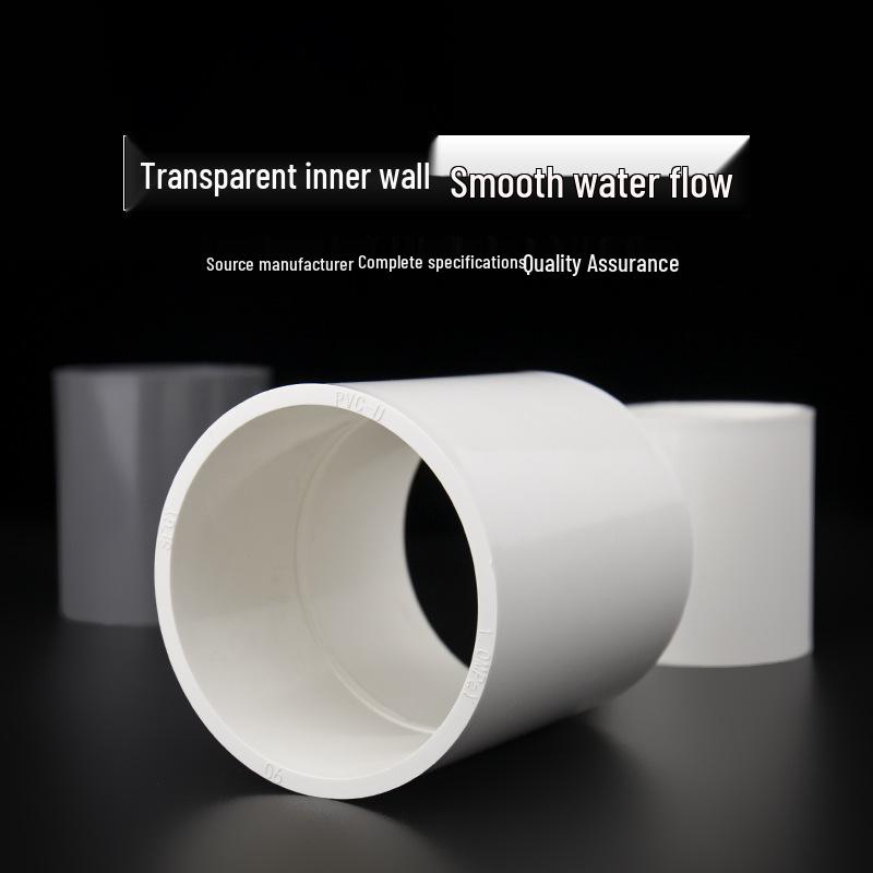 PVC Water Supply Pipe Fittings: Couplings for Fish Tank Aquarium, Up/Down Water Flow, Straight Through, Sizes 20-315