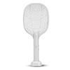 Electric Fly Swatter Rechargeable Safety Mesh Electric Fly Racket with Bug Light for Home
