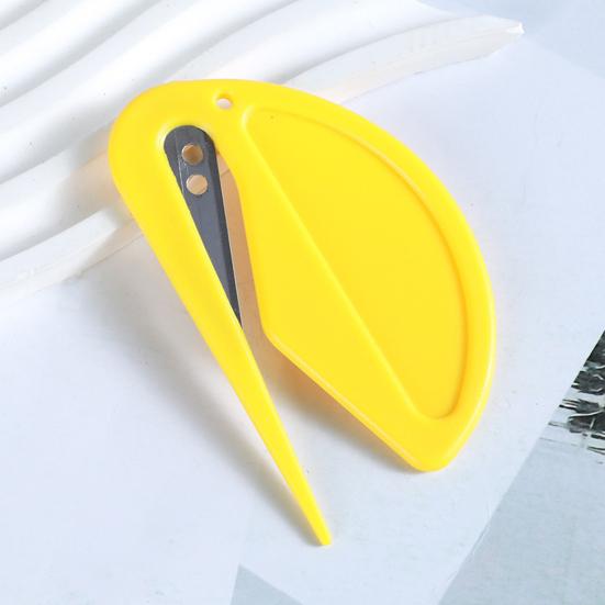 2Pcs/Set Letter Opener Plastic Mini Portable Multi-functional Pointy Tip Safe Sharp Efficient Mail Envelope Opener Cutter Home Office Supplies