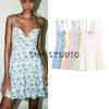 Summer New Product Women's Clothes Bowknot Decoration Sling Short Dress 3152210 3152346 2888777