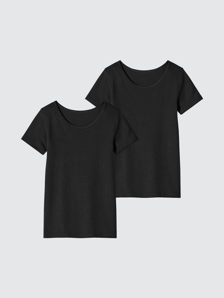 Uniqlo Japan Cotton Inner U Neck 2 Pack