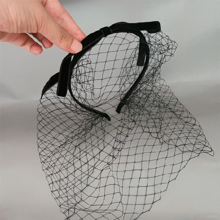 Популярная повязка на голову с вуалью в стиле флэппер, сетчатый головной убор, повязка на голову для женщин, аксессуары для укладки волос для тематического мероприятия, реквизит для косплея