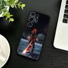 Чехол для телефона U-Genshin A-Kaedehara Kazuha для Samsung S26, S25, S24, S23, S22, S21, S20, Ultra, Plus, FE Черный Мягкий чехол