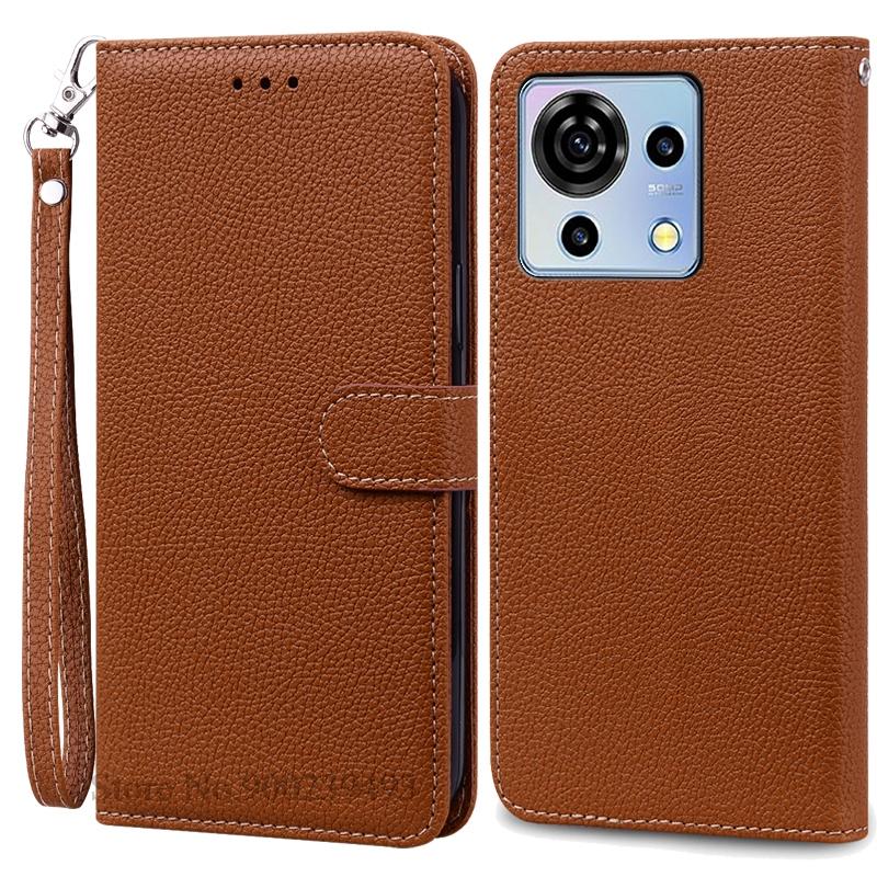 Для ZTE Blade V50 Vita Чехол-книжка кожаный флип-чехол для ZTE Blade V50 Vita Чехол-чехол для телефона Coque Fundas