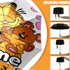Custom Name Personalized Garfield Print Umbrella, Auto Open Close, 8‑Rib Sturdy Frame, Commute Camping Hiking Use, Birthday Gift