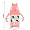 Cow Shaped Straw Cup 3-12 Years Drinking Cup 270ml Baby Wide Mouth Water Cup Silicone Straw Inverted No Leakage
