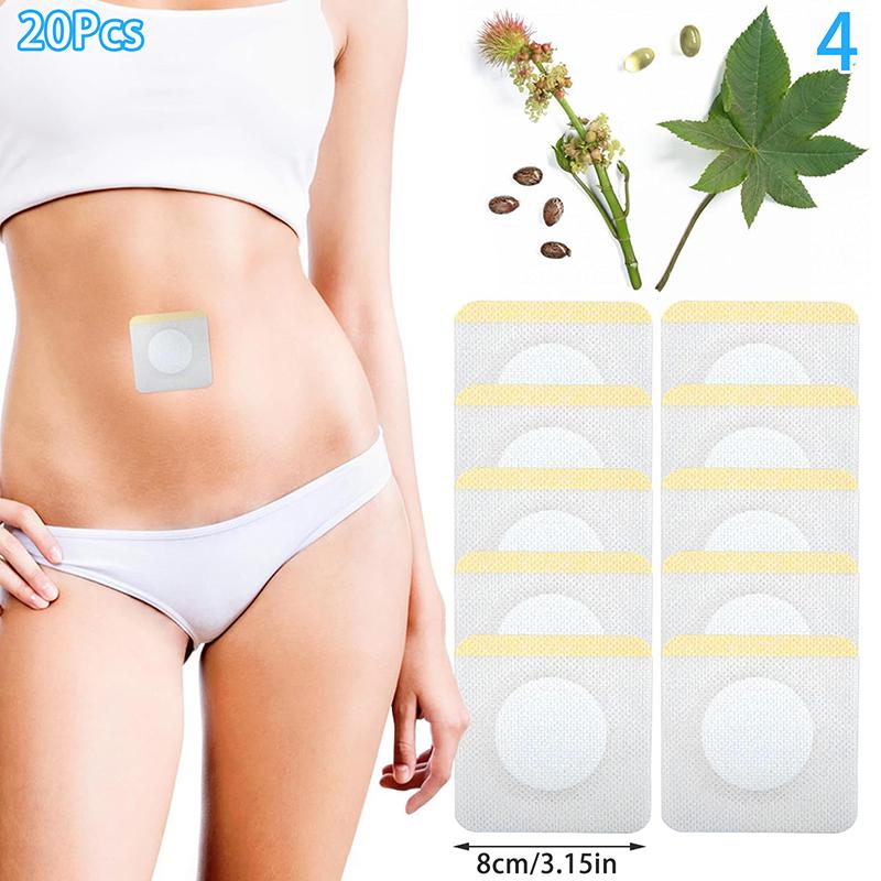 Replacement Disposable Castor Oil Pack Self-Adhesive Universal Adhesive Navel Stickers Seepage Resistant Belly Button Protectors