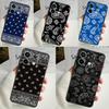 Черный чехол Bandana Paisley для Xiaomi Redmi 13C 12C 10C 9C 10A Redmi Note 11 9 10 12 13 Pro 9S 10S 11S 12S Cover