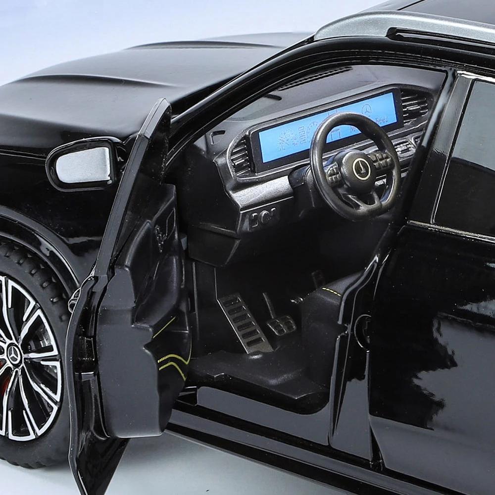 1/24 масштаб Benz GLE350 внедорожник литой игрушечный автомобиль модель высокая имитация транспортного средства со звуком и светом коллекция игрушек для детей