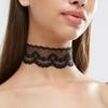 Hot Newest Fashion Jewelry Accessories Black White Hollow Lace Choker Necklace for Couple Lovers