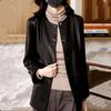 New Autumn and Winter PU Leather Jacket for Women, Slim Plus Velvet Large-size Casual Jacket