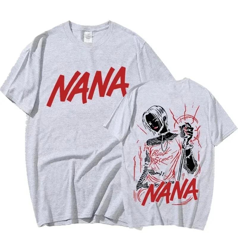 Anime Nana Osaki Print Casual Crew Neck Short Sleeve Comfort Top 100% Cotton Women‘s’ Summer T-Shirt Fashion Trend T-Shirt