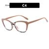 Vintage Cat Eye Women Eyeglasses Simple Multicolor Rim Blue Light Blocking Spectacles  New Trendy Ins  Design Eyewear