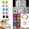 Painting Sponge DIY Sponge Finger Painting Kit DIY Craft Drawing Tools Finger Ink Pad Kids