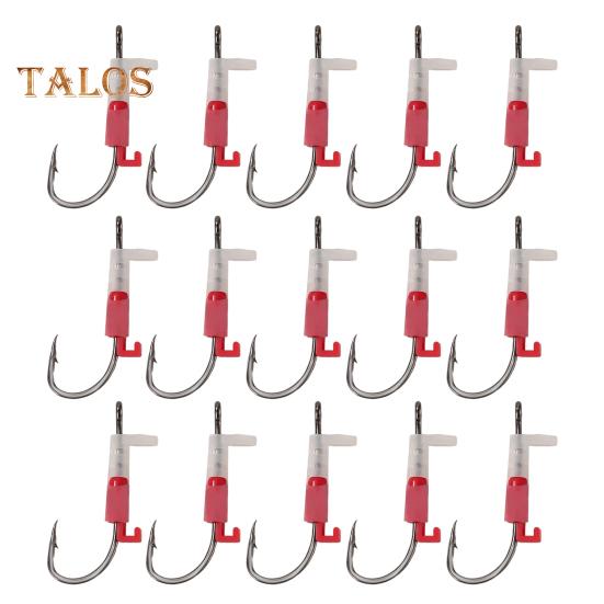 3/5/10/15/20 шт. Светящийся крючок для фиксации живой креветки, прочный, светящийся в темноте, зазубренный рыболовный крючок для ловли пресноводного сома, окуня, рыбы