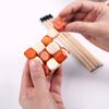 Деревянный замок Kong Ming Lock Lu Ban Lock Iq Brain Teaser Развивающая игрушка Монтессори 3D-головоломка Игра Разблокировка Игрушки для взрослых детей