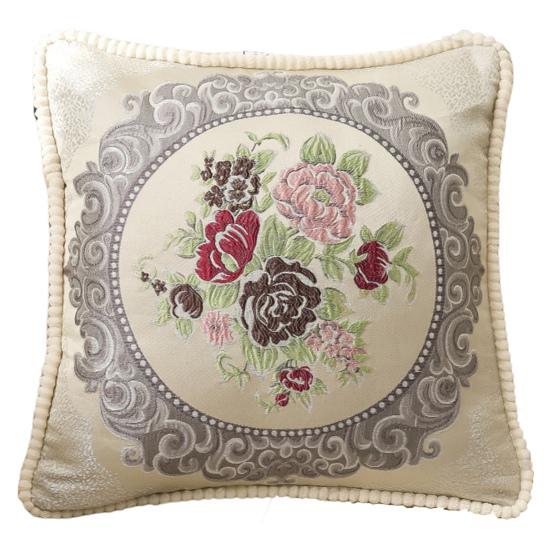 Square Pillow Case Washable Decorative Comfortable Touch Stylish 45x45cm Flower Pattern Cover Sofa Decoration Home Decor