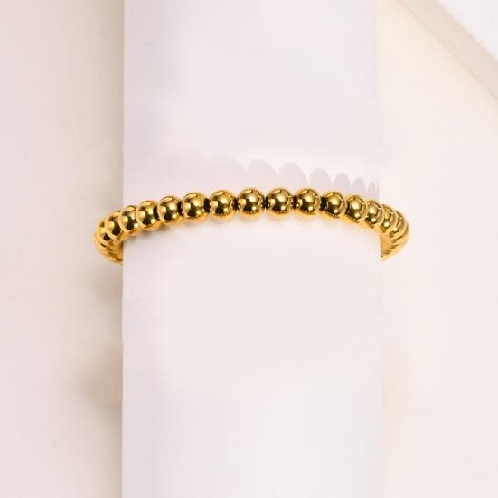 Simple Elastic Bracelet Beads Men Women Beads Bangle Party Jewelry Gift Daily Outfit