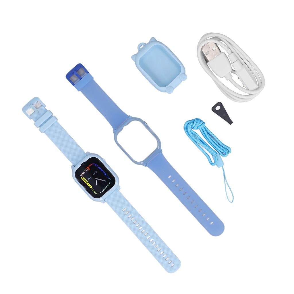 Детские умные часы с высоким разрешением, большим экраном, голосовыми сообщениями, видеозвонками, многофункциональными 4G