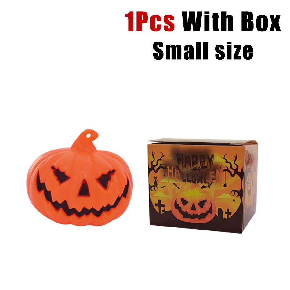 Halloween Led Jack-o'-lantern Light Home Decoration Candle Lamp Halloween Party Supplies Haunted House Horror Props Kids Gifts