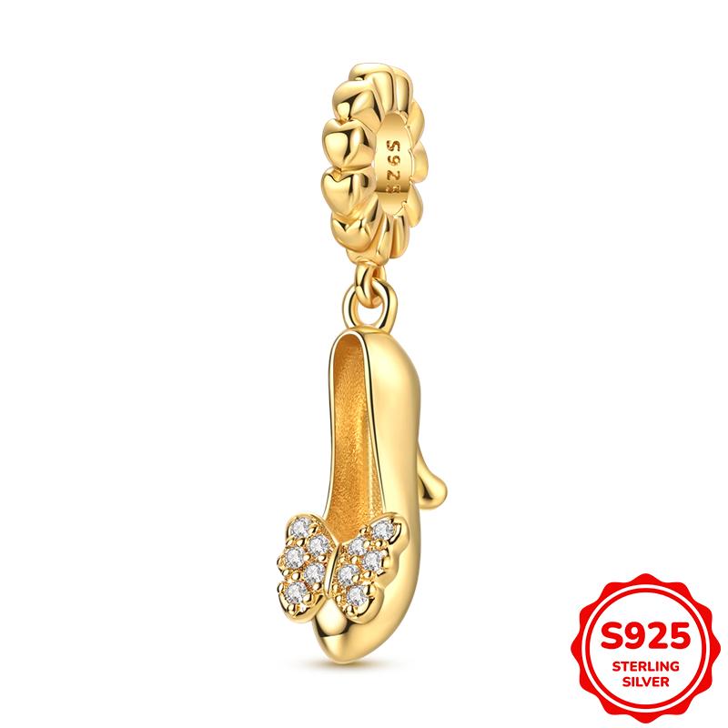 Новинка Элементы 18K Позолоченная Подвеска Шарм Бусины Подходит для Браслета 3 мм Ожерелья Для Женщин Ювелирные Изделия DIY Изготовление Подарки