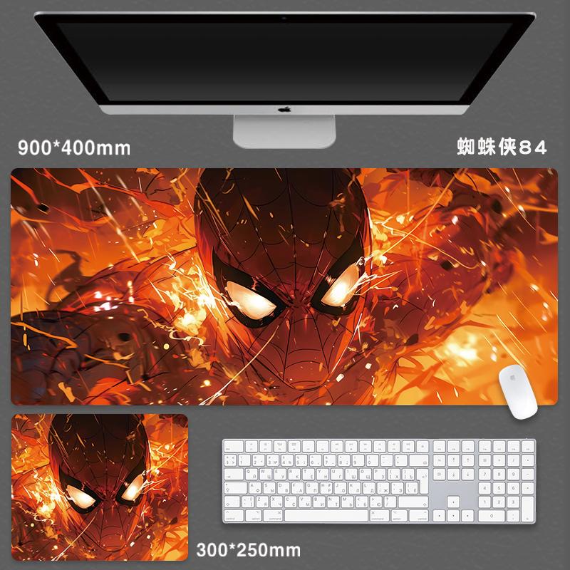 For Spider-Man Mouse Pad Extra Large Game Animation Computer Keyboard(80X40cm)