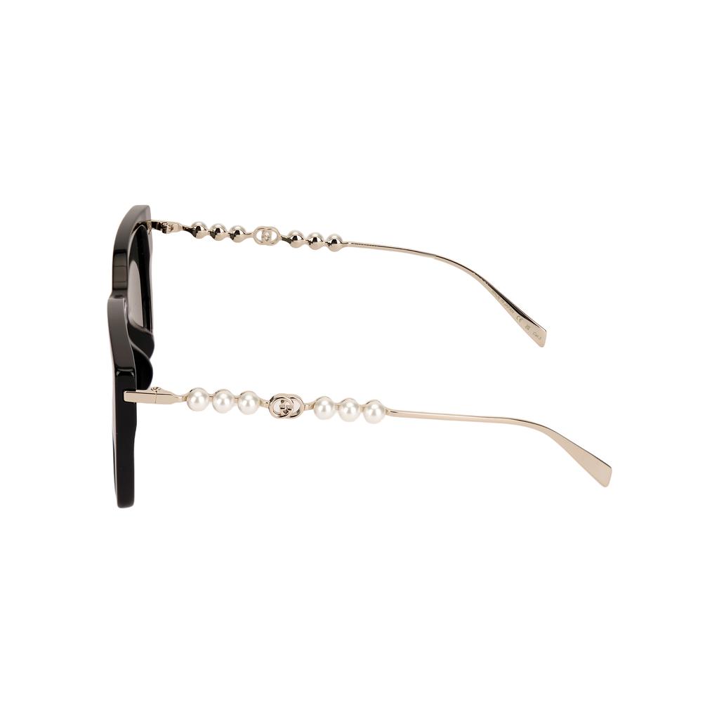 Gucci Logo Acetate Butterfly Sunglasses Women sunglasses Black GG1971SA