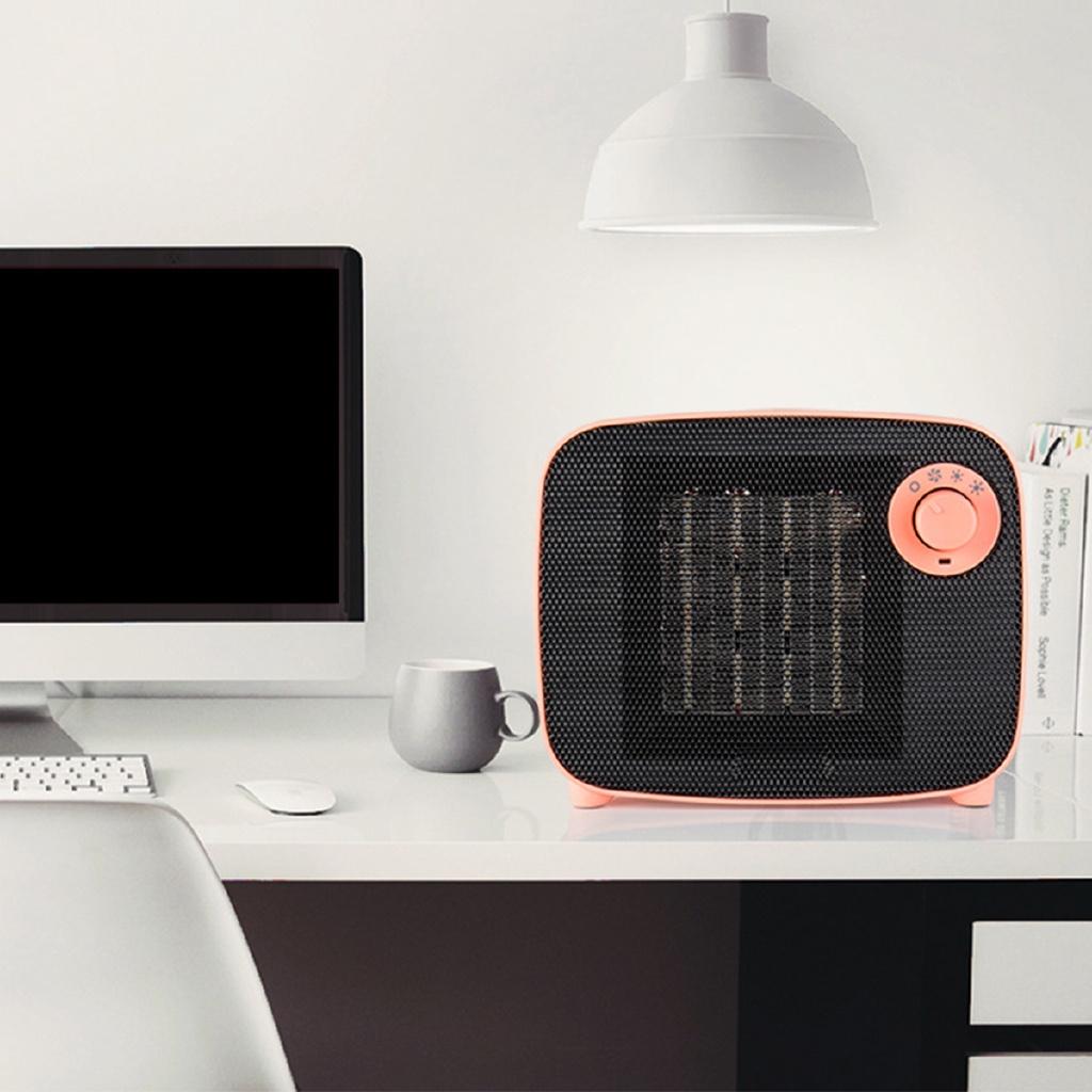 Маленький портативный обогреватель-вентилятор 1500 Вт Электрический комнатный мини-обогреватель-вентилятор 220 В Настольный вентилятор Портативный обогреватель Воздуходувка