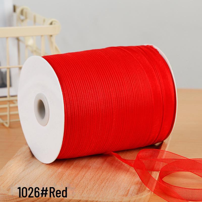 1 см прозрачная снежная пряжа лента для аксессуаров для волос и подарочных пакетов