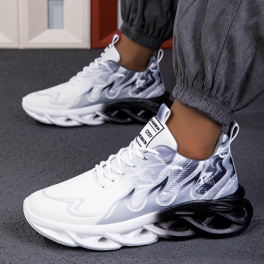 Модная беговая обувь с плоской амортизацией, удобная обувь для спортзала и пробежек, сетчатые дышащие тренировочные теннисные кроссовки для мужчин, легкие мягкие Te