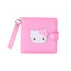 Sanrio Vinyl Wallet Love Hello Hello Kitty Pink PVC Bifold Wallet for Ages 3 and Up (I Kitty) (Product Code 606448)