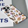 Милый мультяшный зверек Чехол для телефона для iPhone 16 15 14 13 12 11 Pro Max XS XR XSMax 6 7 8 Plus Глянцевый HD Жесткий ПК Чехол