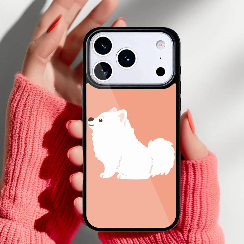 Чехол для телефона с изображением японского шпица для iPhone 17 16 15 14 13 Pro Max Задняя крышка для 12 11 Pro Coque