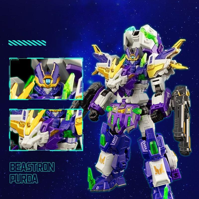 Glory Alliance 6 Transform Combined Robot Action Figures Mech Toy 2IN1 Shapeshifting League 7''/18CM Toy for Boy Kids Gifts