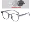 Transparent Gray Frame Round Shortsighted Prescription Glasses Women  Anti Blue Rays Myopia Eyeglasses 0 -0.5 -0.75 To -6.0