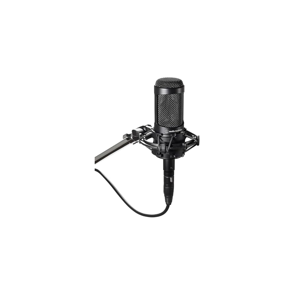 Конденсаторный микрофон Audio-Technica AT2035 Кардиоидная диаграмма направленности Переключатель низкочастотного среза Переключатель аттенюатора Амортизирующее крепление в комплекте Черный