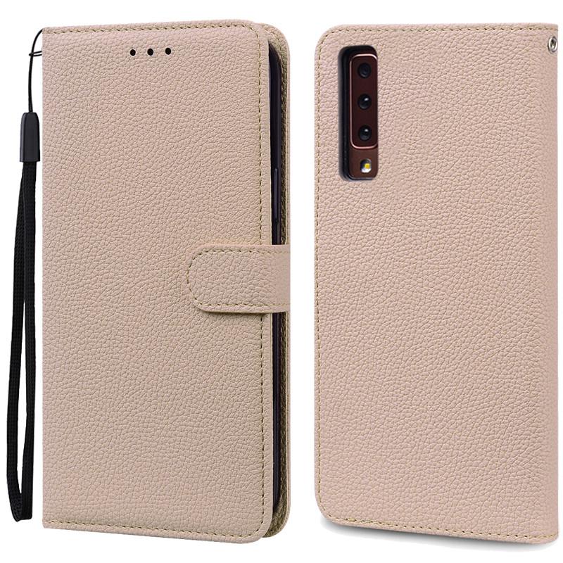 For Samsung Galaxy A7 2018 Case Galaxy A 7 2018 Cover Luxury Leather Flip Case For Samsung Galaxy A7 2018 SM-A750F Phone Cases