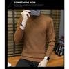 Men S Slim Fit Solid Color Turtleneck Long Sleeve Knit Sweater Winter