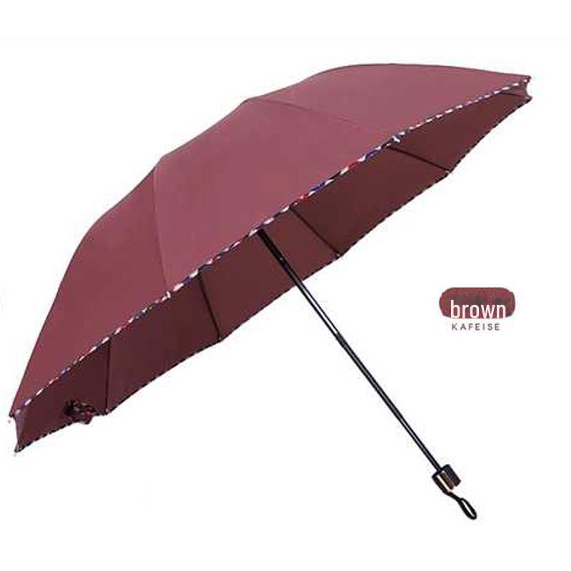 Oversized Three-Fold Thickened Umbrella with Custom Logo