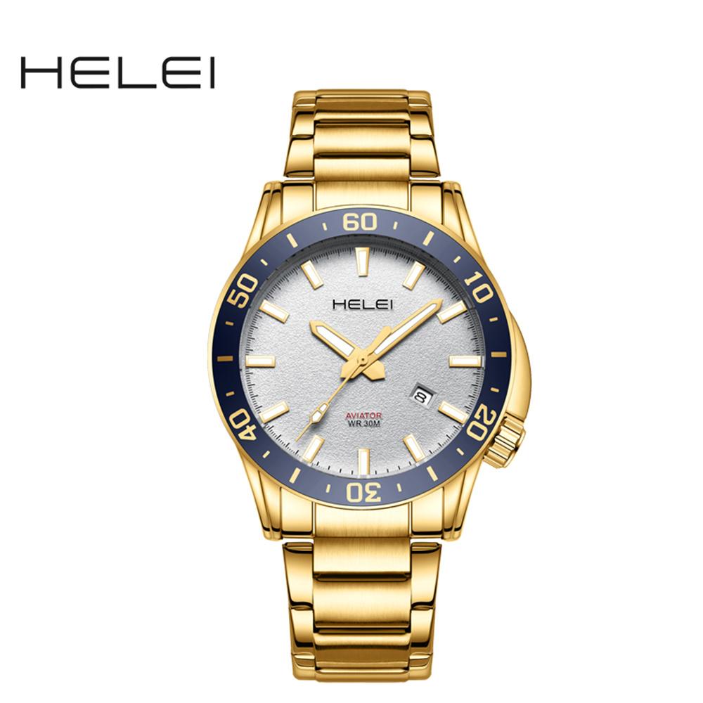 Mens Analog Sport Watch Luminous Hands Date Waterproof Quartz Wristwatch Casual Business Watch for Men