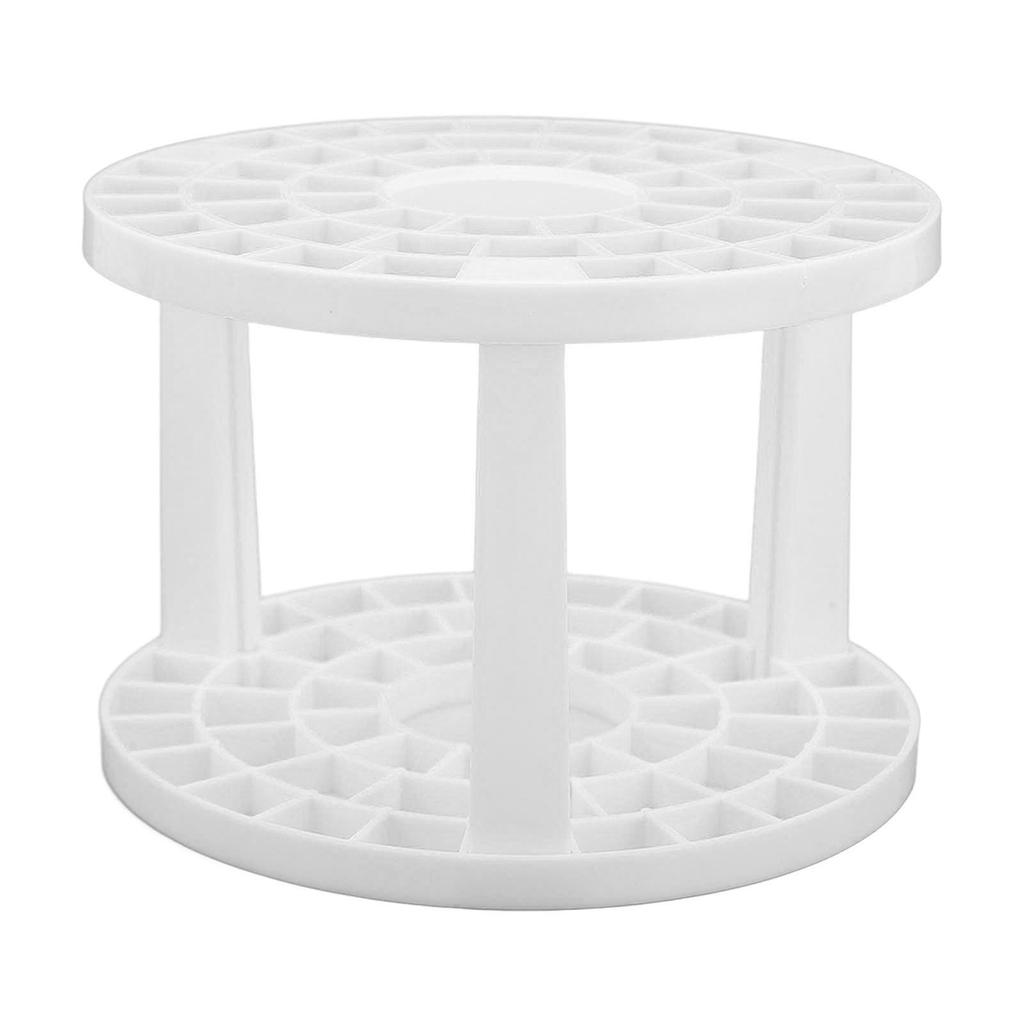 Подставка-органайзер для кистей для макияжа с 49 отверстиями, большой вместимости, многофункциональный держатель для ручек для нейл-арта, для дома, магазина, офиса, белый