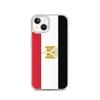 Coque iPhone 13 - Drapeau De l'Egypte - Silicone Souple - Protection Chocs - Design Léger